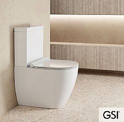 GSI PURA SWIRL 880600SC-300 ΛΕΚΑΝΗ BACK TO WALL 63cm ME ΚΑΘΙΣΜΑ SUPER SLIM SOFT
