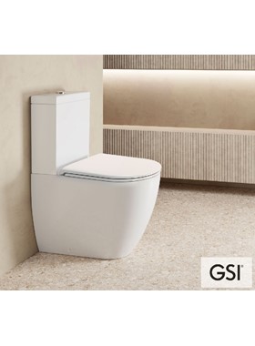 GSI PURA SWIRL 880600C-300 ΛΕΚΑΝΗ BACK TO WALL 63cm ME ΚΑΘΙΣΜΑ SLIM SOFT