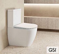 GSI PURA SWIRL 880600C-300 ΛΕΚΑΝΗ BACK TO WALL 63cm ME ΚΑΘΙΣΜΑ SLIM SOFT