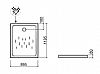 SANINDUSA MORAIRA PLUS 107832 ΝΤΟΥΣΙΕΡΑ ΠΟΡΣΕΛΑΝΗΣ 120x90x8 cm 