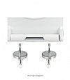 ΚΑΠΑΚΙ SOFT CLOSING ΓΙΑ ΛΕΚΑΝΗ IDEAL STANDARD OCEANE PLUS ΚΑΙ SAN REMO ELVIT 0203 ΜΕ ΣΤΗΡΙΓΜΑΤΑ ΕΚΤΟΝΩΣΗΣ