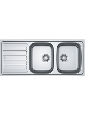 FRANKE FLASH FLN621-116/50 (116X50) - ΝΕΡΟΧΥΤΗΣ ΛΕΙΟΣ INOX ΕΝΘΕΤΟΣ ΑΝΤΙΣΤΡΕΦΟΜΕΝΟΣ
