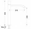 EURORAMA ELETTA TECNO 167309P-410 - ΜΠΑΤΑΡΙΑ ΝΙΠΤΗΡΟΣ ΕΠΙΤΡΑΠΕΖΙΑ BLACK BRUSHED