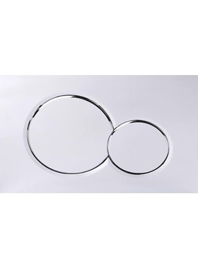 RW 115.4001 CHROME - ΧΡΩΜΕ ΓΥΑΛΙΣΤΕΡΗ ΠΛΑΚΕΤΑ ΣΥΜΒΑΤΗ ΜΕ ΚΑΖΑΝΑΚΙ GEBERIT SIGMA
