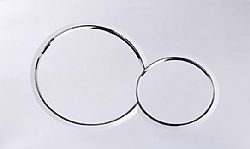 RW 115.4001 CHROME - ΧΡΩΜΕ ΓΥΑΛΙΣΤΕΡΗ ΠΛΑΚΕΤΑ ΣΥΜΒΑΤΗ ΜΕ ΚΑΖΑΝΑΚΙ GEBERIT SIGMA