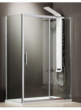 ΚΑΜΠΙΝΑ ΟΡΘΟΓΩΝΙΑ AXIS SLIDER SLX140C+SPX70C (140X70 CM) - ΔΙΑΦΑΝΟ ΚΡΥΣΤΑΛΛΟ ΚΑΤΑ ΤΩΝ ΑΛΑΤΩΝ