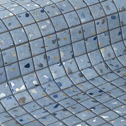 EZARRI TERRAZZO SEA - ΓΑΛΑΖΙΑ ΨΗΦΙΔΑ ΜΑΤ 2,5Χ2,5cm ΟΨΗΣ ΤΕΡΑΤΣΟ