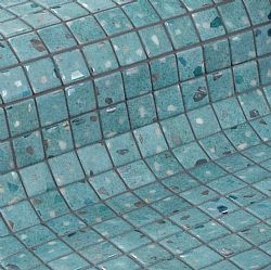 EZARRI TERRAZZO TEAL - ΨΗΦΙΔΑ ΜΑΤ 2,5Χ2,5cm MADE IN SPAIN