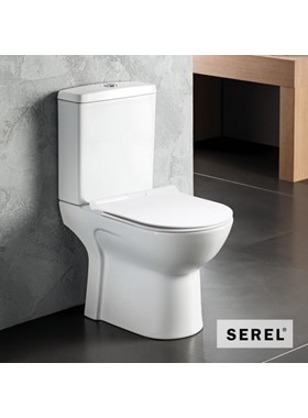 SEREL VELA RIMLESS 6746B00SC (61CM) - ΛΕΚΑΝΗ ΧΠ/ΟΑ ΜΕ ΣΥΣΤΗΜΑ ΜΠΙΝΤΕ ΚΑΙ ΚΑΘΙΣΜΑ SLIM SOFT CLOSE