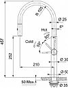 FRANKE PESCARA J INDUSTRIAL BLACK ΜΕ ΝΤΟΥΣ 2 ΡΟΩΝ - ΑΝΟΞΕΙΔΩΤΗ ΜΠΑΤΑΡΙΑ ΚΟΥΖΙΝΑΣ ΜΑΥΡΟ ΣΑΤΙΝΕ 3153101047