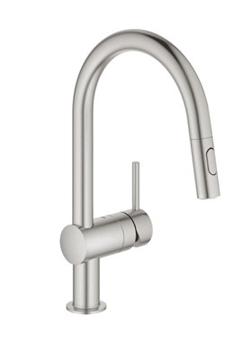 GROHE 32321DC2 MINTA - ΜΠΑΤΑΡΙΑ ΚΟΥΖΙΝΑΣ ΜΕ ΝΤΟΥΣ 2 ΡΟΩΝ SUPERSTEEL ΣΑΤΙΝΕ ΜΑΤ