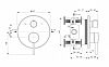 IDEAL STANDARD CERALINE NUOVO A8568AA - ΕΞΩΤΕΡΙΚΟ ΤΜΗΜΑ ΜΙΚΤΗ ΕΝΤΟΙΧΙΣΜΟΥ 2 ΕΞΟΔΩΝ ΝΕΡΟΥ