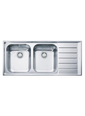 FRANKE NEPTUNE NEX 621 (116X51) - ΝΕΡΟΧΥΤΗΣ INOX ΡΔ ΕΝΘΕΤΟΣ 