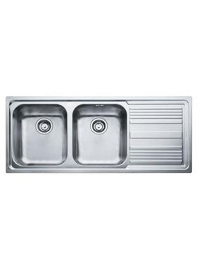 FRANKE LOGICA LLL 621 (116X50) - ΝΕΡΟΧΥΤΗΣ ΣΑΓΡΕ INOX ΕΝΘΕΤΟΣ ΡΔ 